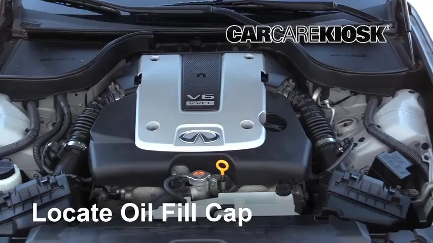 2015 Infiniti Q40 3.7L V6 Oil Add Oil